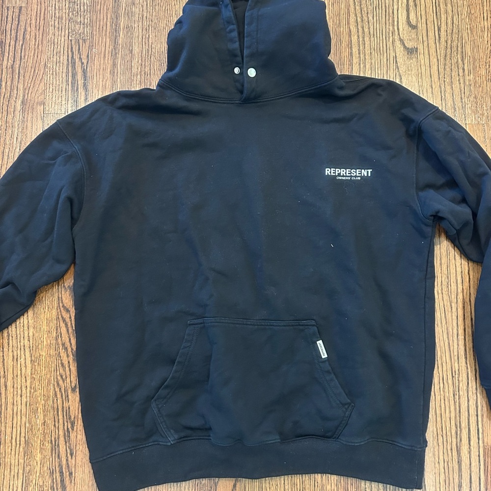 Black Represent Hoodie for Men